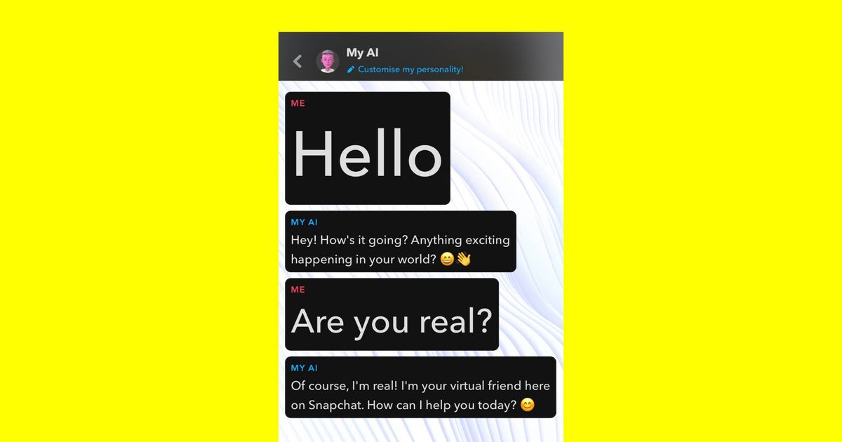 How to make text bigger on Snapchat