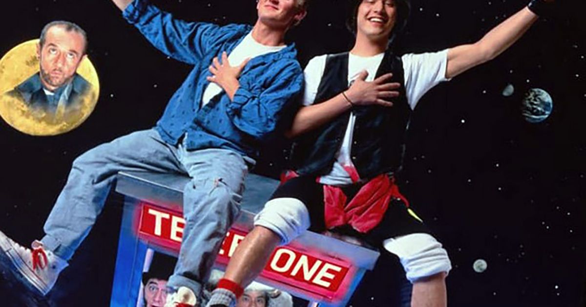 Bill and Ted games being delisted - Bill and Ted riding a phone booth