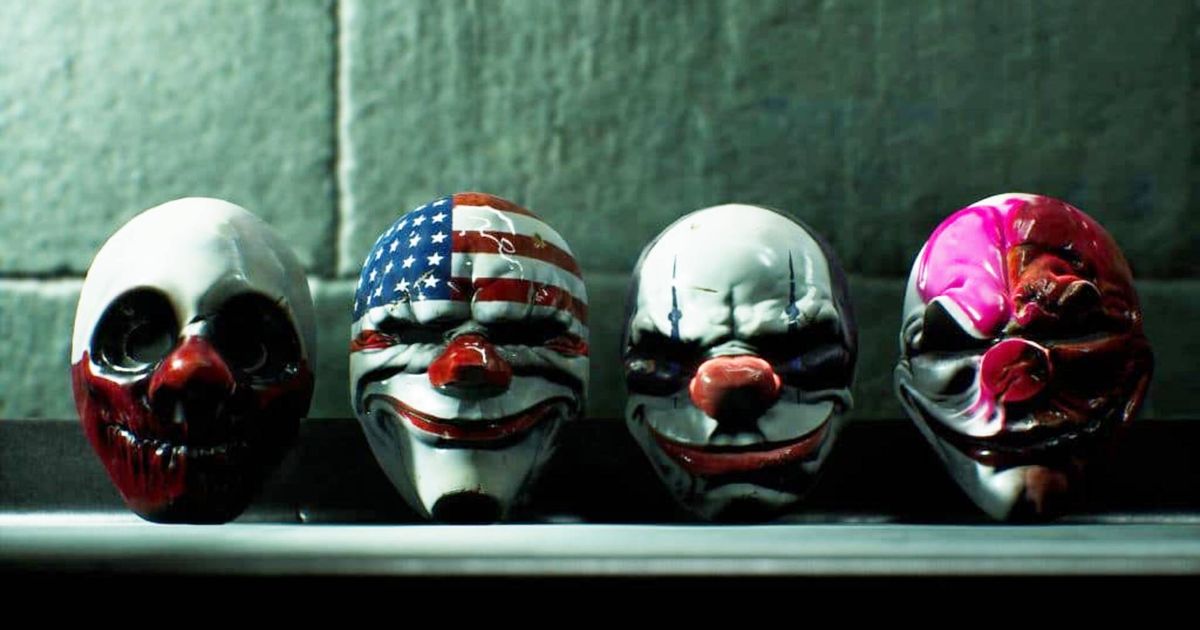 Does Payday 3 beta progress carry over - An image of the 4 masks from Payday 3