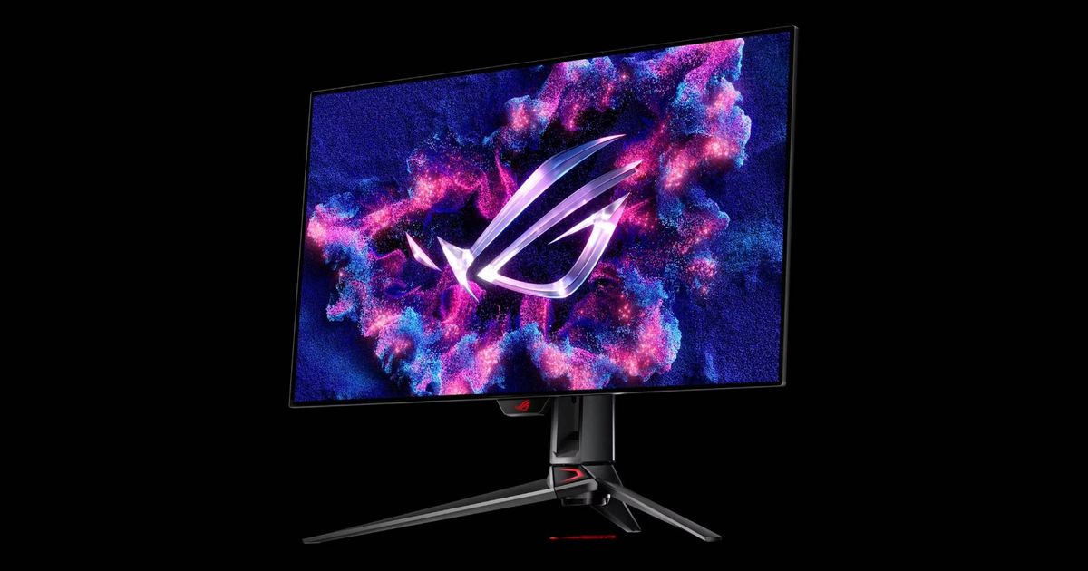 An image of the Asus ROG Swift PG32UCDM gaming monitor