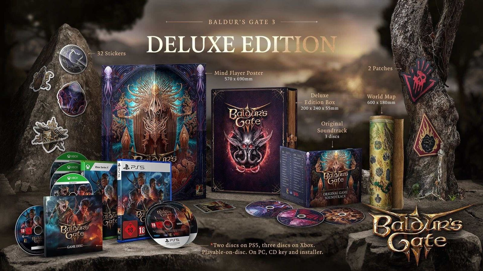 The Baldur's Gate 3 physical edition
