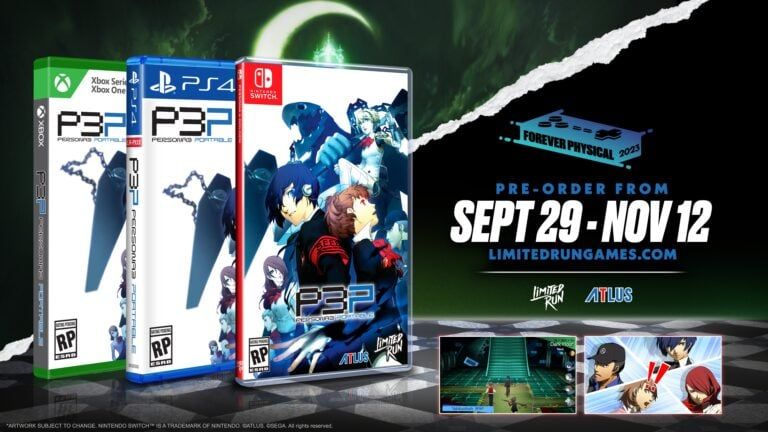 The standard edition of Persona 3 Portable.