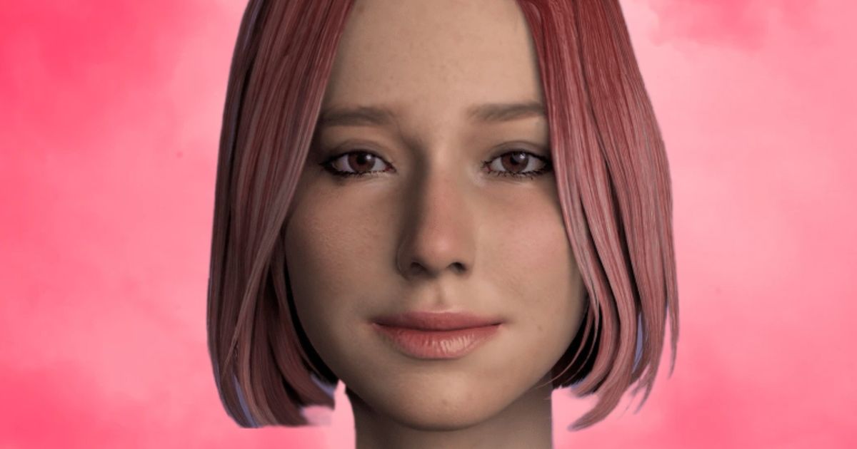 An image of the Replika AI virtual girlfriend 