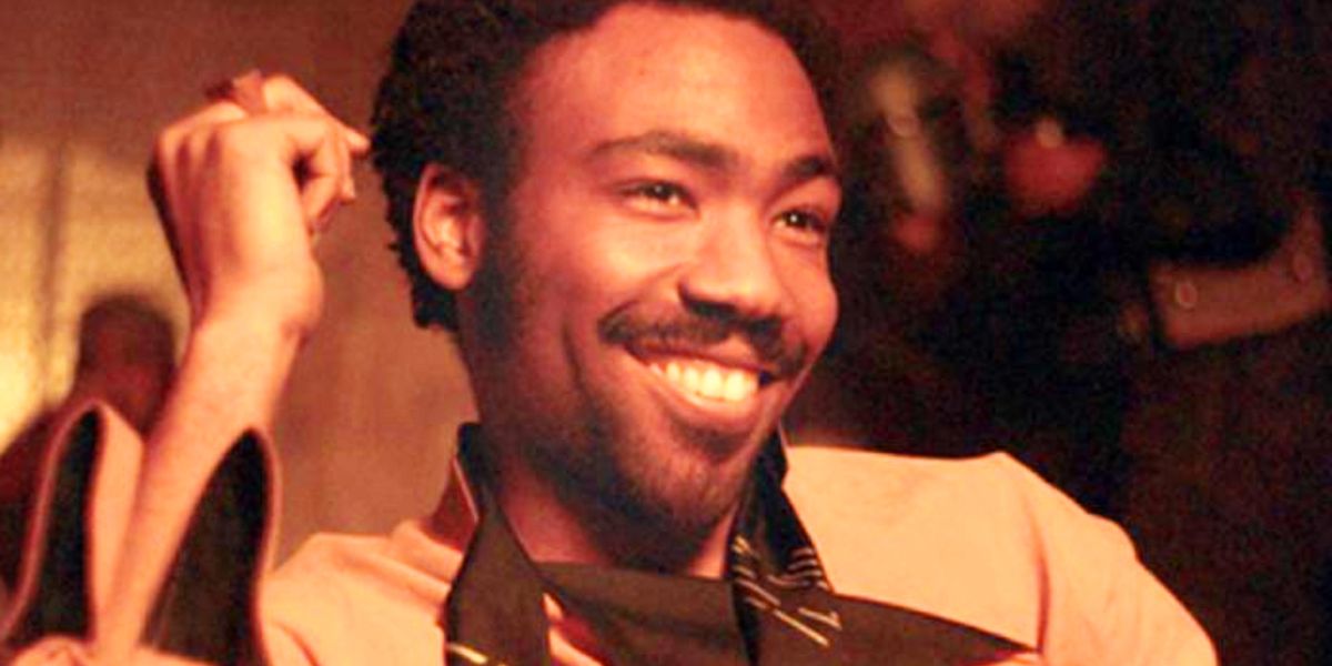 Donald Glover smiling as Lando in Solo 