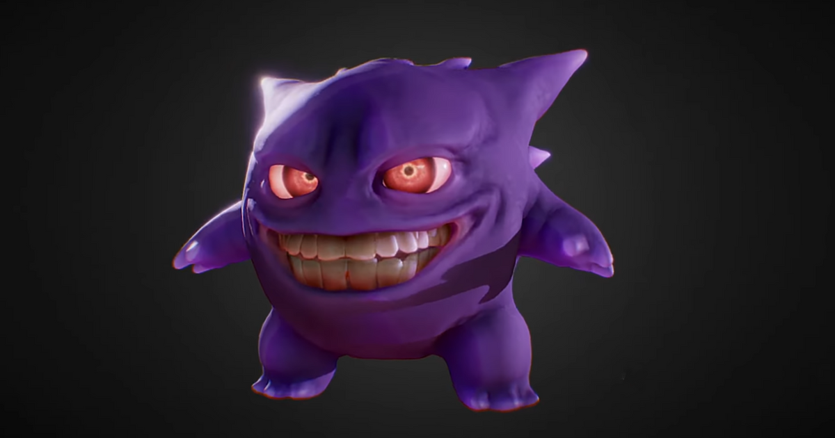 This interesting Pokémon horror game was made with AI creepy Gengar