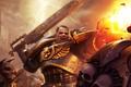 Warhammer 40K Space Marine 2 system requirements - picture of Captain Titus in battle