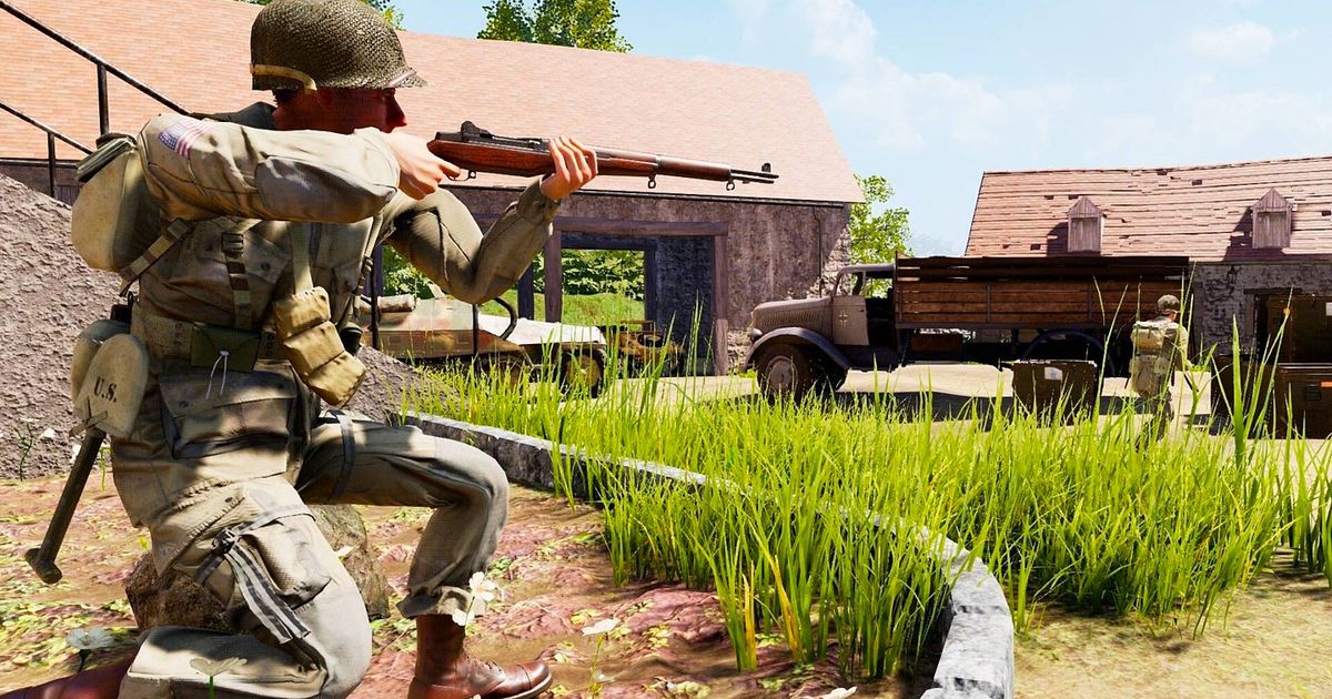 Soldier in WWII Online Chokepoint