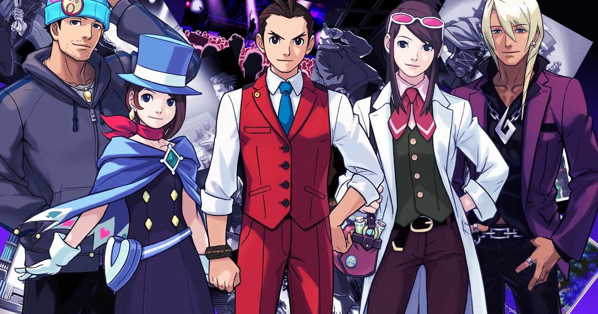 Apollo Justice: Ace Attorney Trilogy system requirements - picture of Apollo and friends