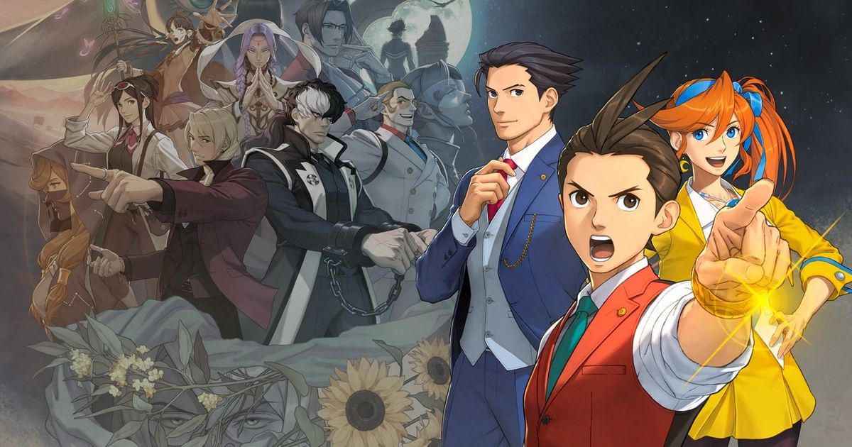 Apollo Justice trilogy review - characters from the series standing together