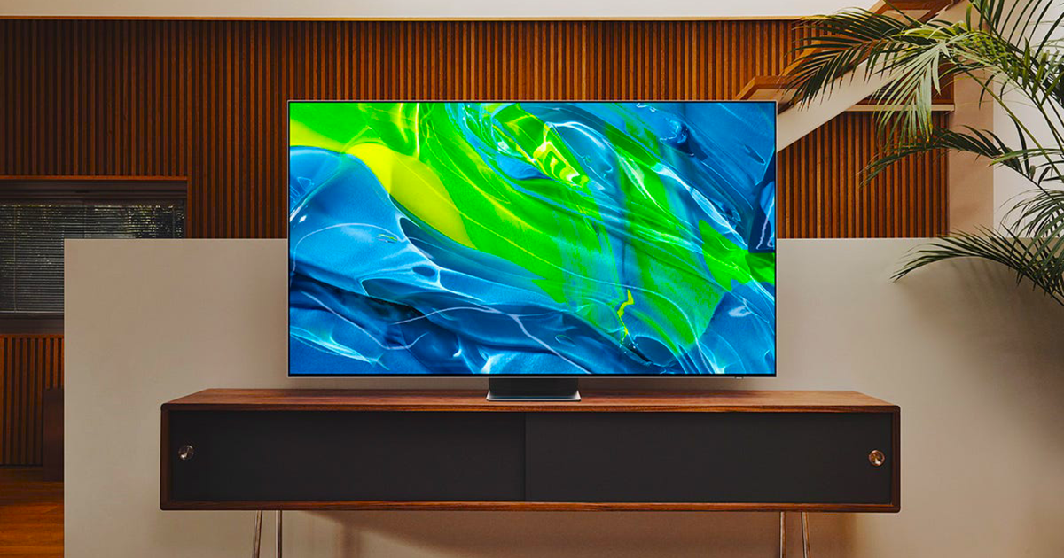 Is OLED burn-in still a problem for gaming? - An image of a Samsung OLED TV