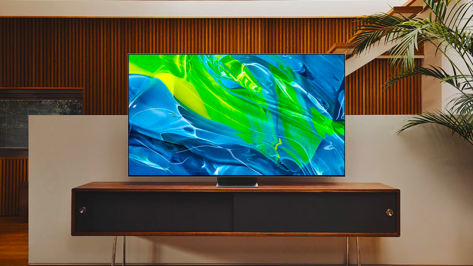 Is OLED burn-in still a problem for gaming? - An image of a Samsung OLED TV