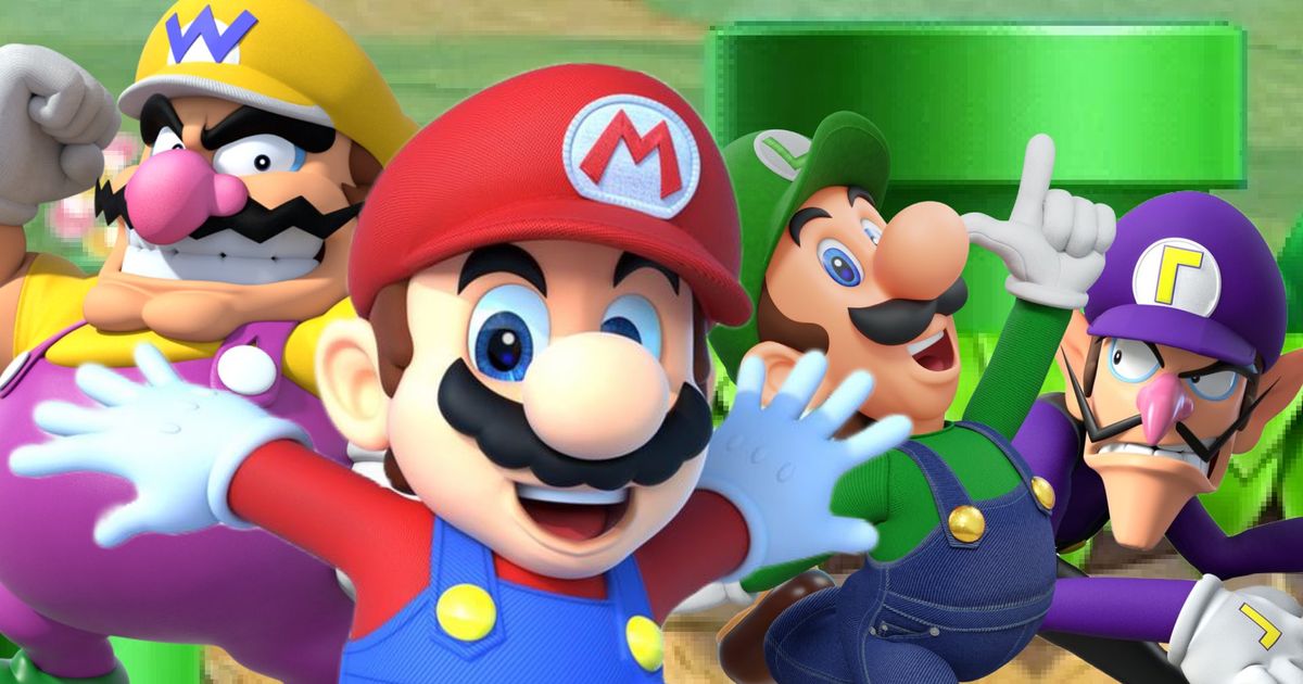 Every Charles martinet Mario role posing together 