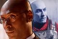 Destiny 2 actor Lance Reddick on top of Commander Zavala from the game 