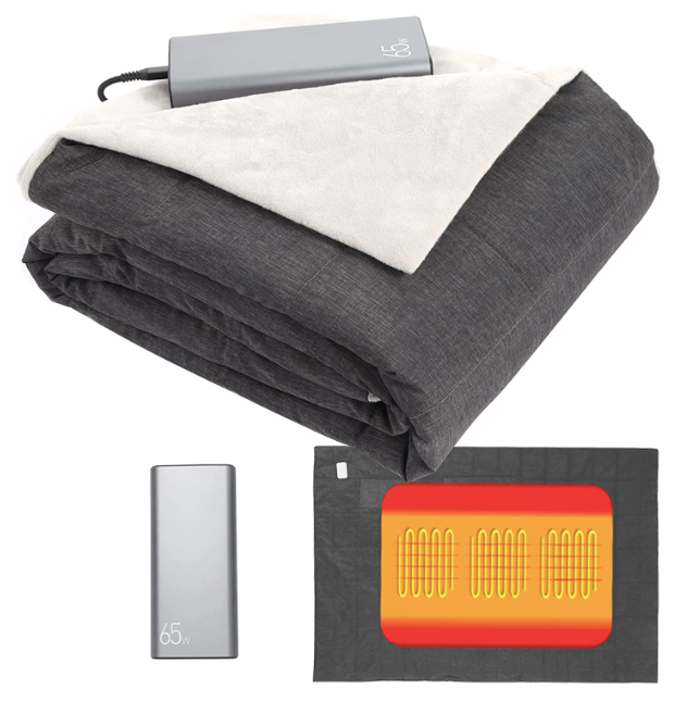 Best camping electric blanket - Onnetila battery-powered blanket 