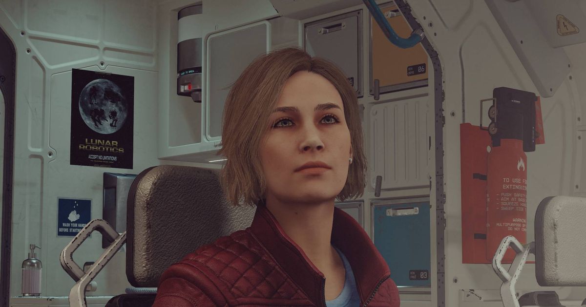 Starfield not launching - An image of Sarah Morgan from the game