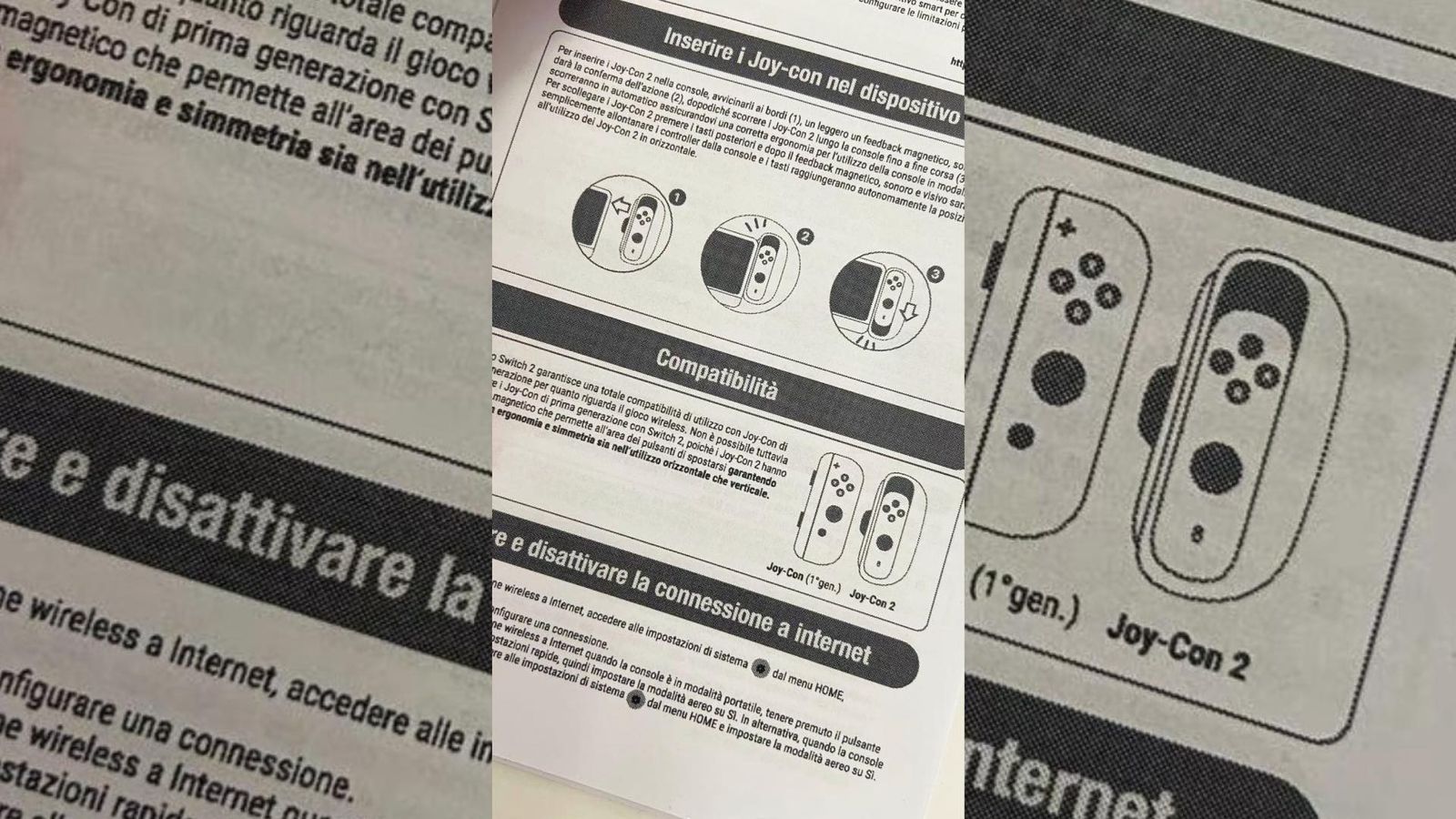 Fake Nintendo switch 2 leak controller documentation