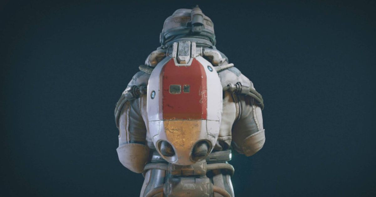 Starfield jetpack not working - An image of a character in the game wearing a boost pack