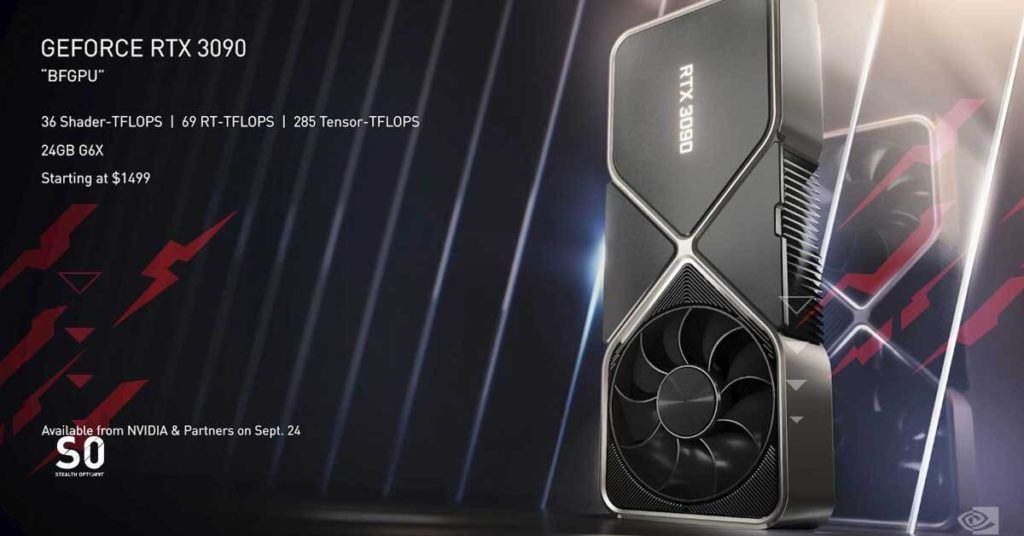 geforce rtx 3090 price release date