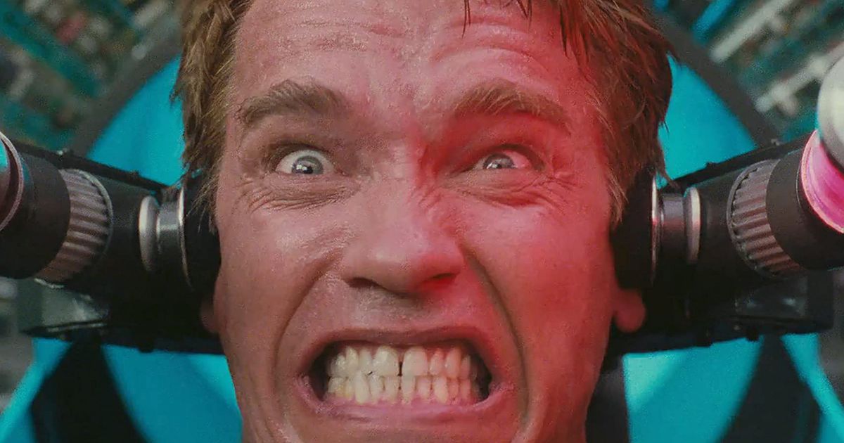 Hidden Total Recall video game rediscovered after 33 years of obscurity Arnold gritting his teeth