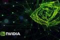 NVIDIA Logo on black and green background