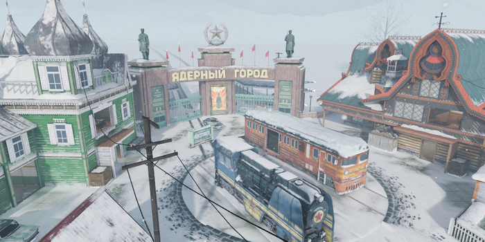 an abandoned Russian town covered in snow - best Contractors mods
