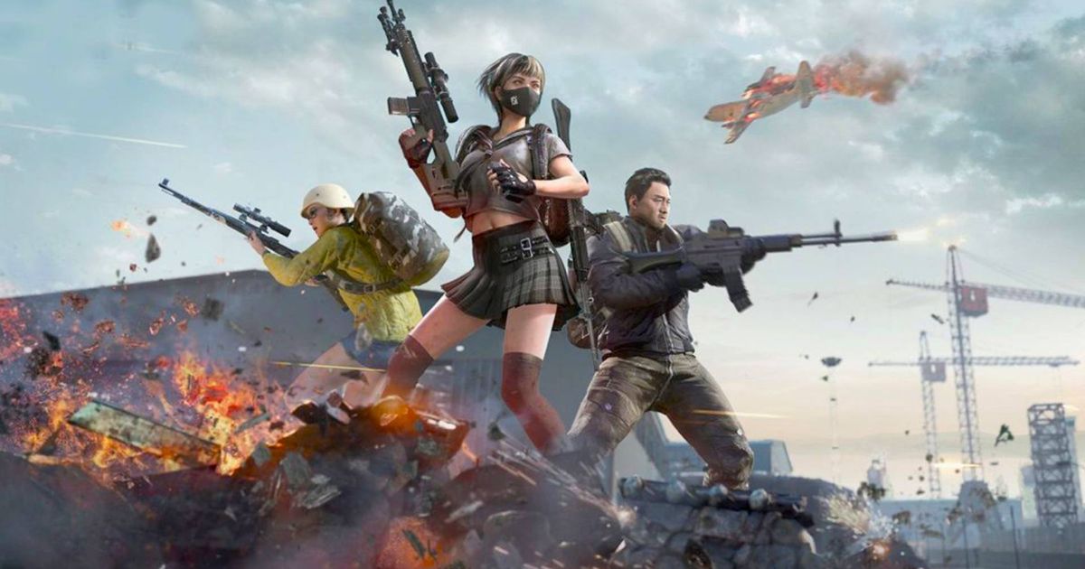 PUBG "Could not connect" error - An image of three in-game characters with guns