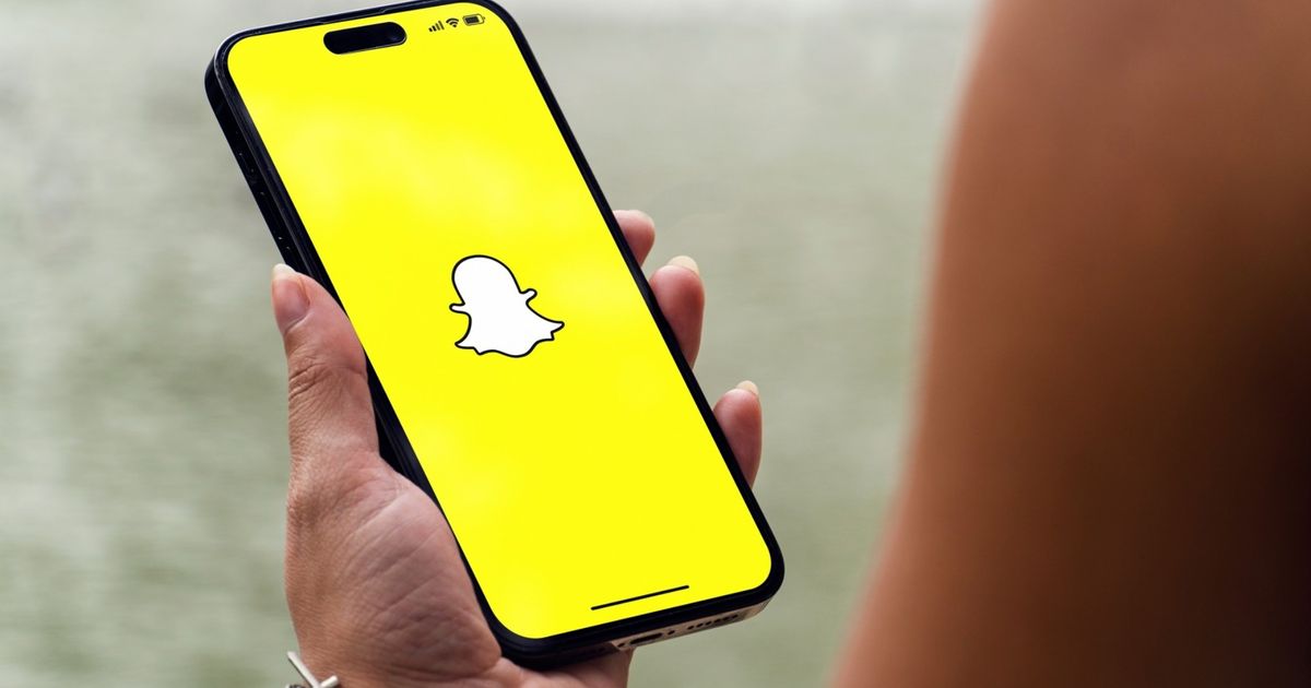 Snapchat not recording audio - An image of Snapchat on smartphone