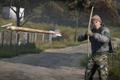 DayZ player shooting an arrow