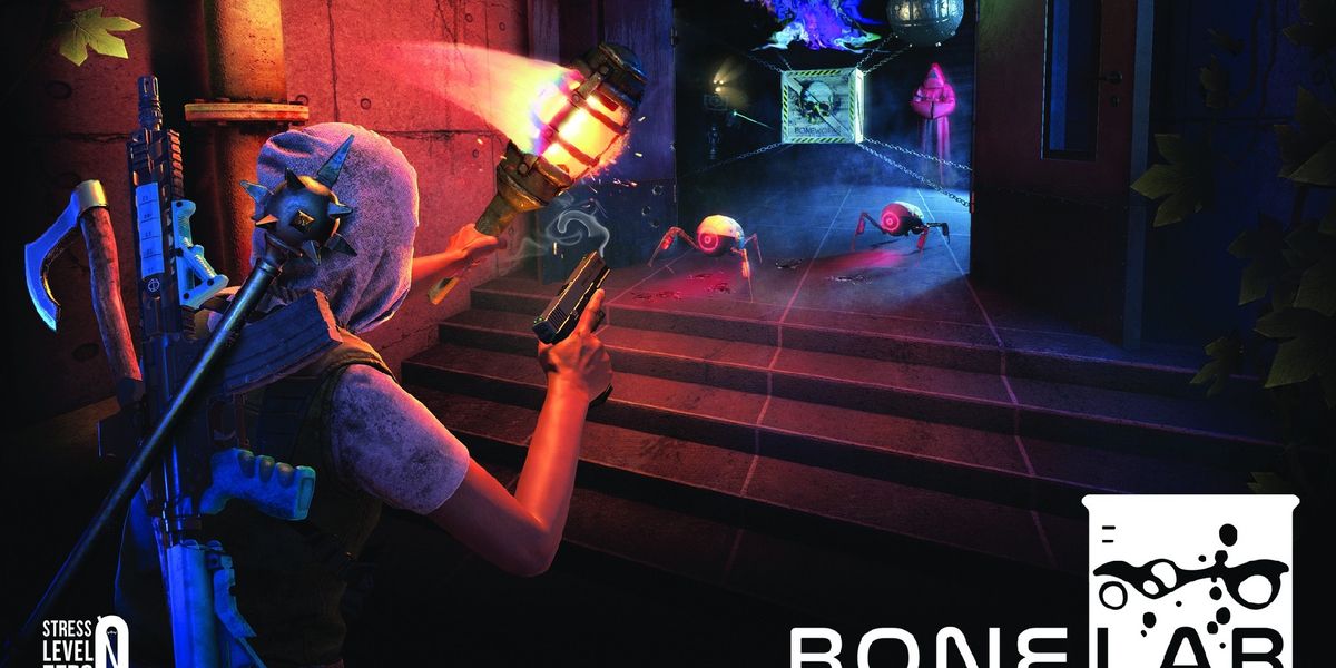 A character walking through a dark industrial building - Bonelab best mods