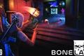 A character walking through a dark industrial building - Bonelab best mods
