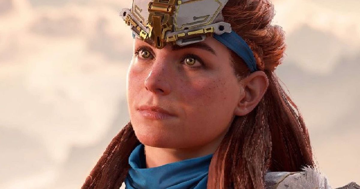 Horizon Forbidden West PC port, aloy looking confused 