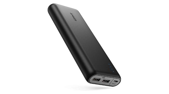 Best tech gift ideas - Anker product image of a compact black power bank.