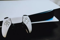 playstation 5 white with white and black controller