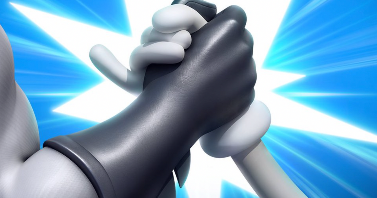Batman arm wrestling Bugs Bunny - MultiVersus mods