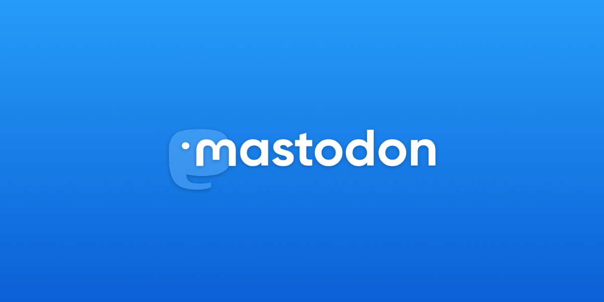 what-is-mastodon-app | Mastodon logo in a blue background