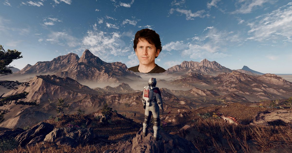 todd howard's face in starfield after they add new game plus