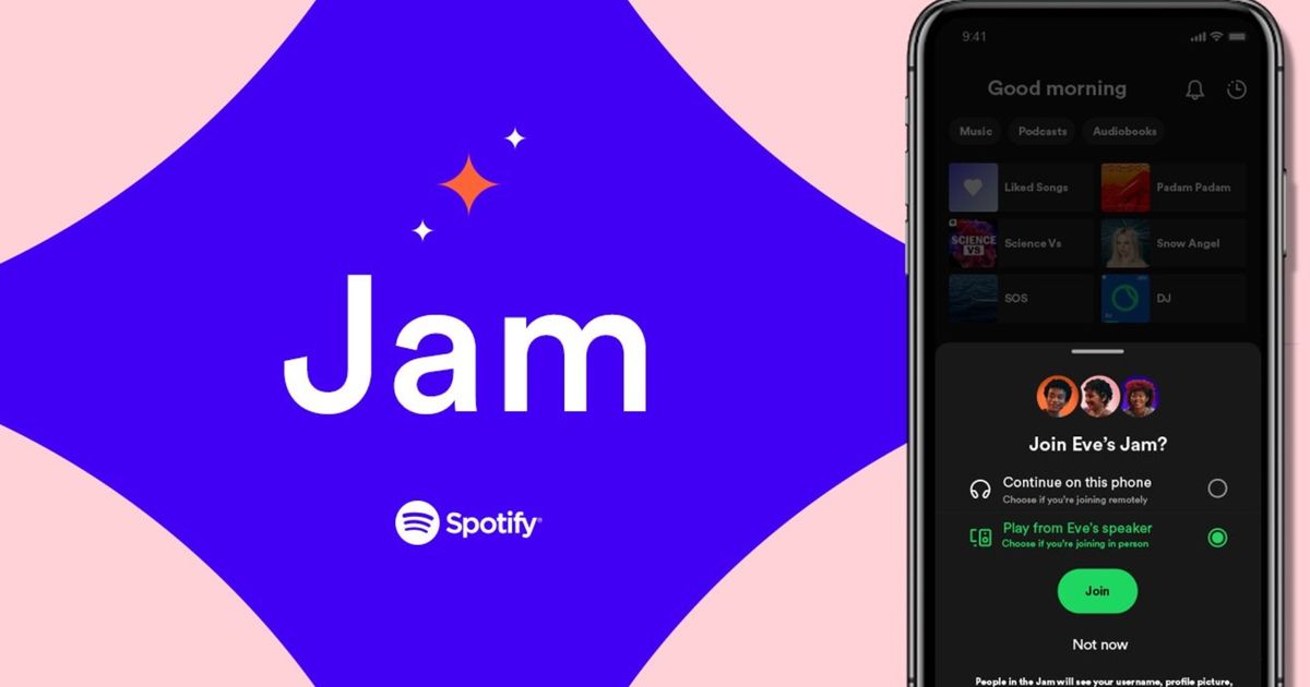Spotify Jam not working - An image of Spotify Jam