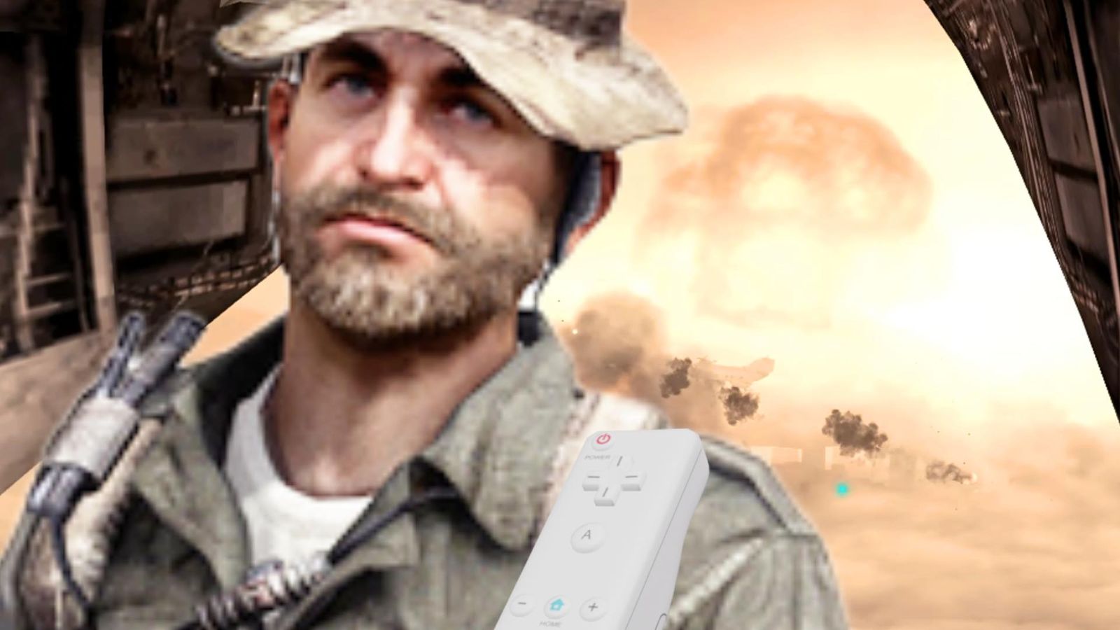 Call of Duty Wii servers go KIA after a decade of service - Captain Price on top of the Nuke scene from Modern Warfare Reflex on the Nintendo Wii