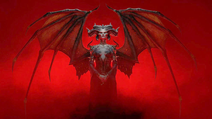 Diablo 4 Steam Deck no gpu found demon on red background