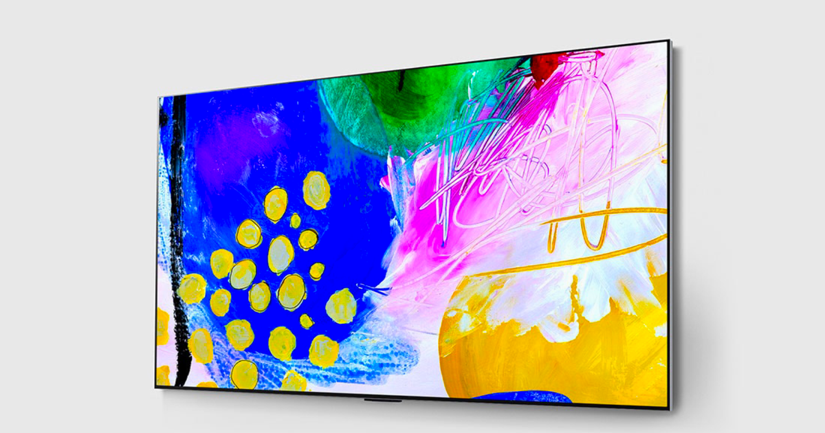LG G3 vs LG G2 - An image of a wall-mounted LG G2 TV