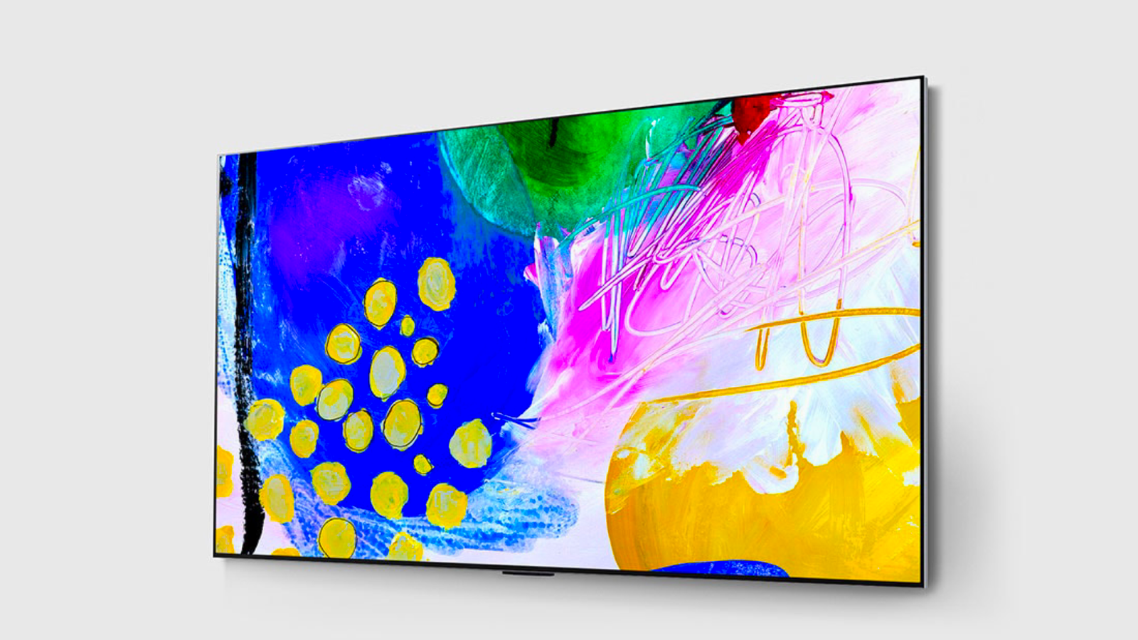 LG G3 vs LG G2 - An image of a wall-mounted LG G2 TV