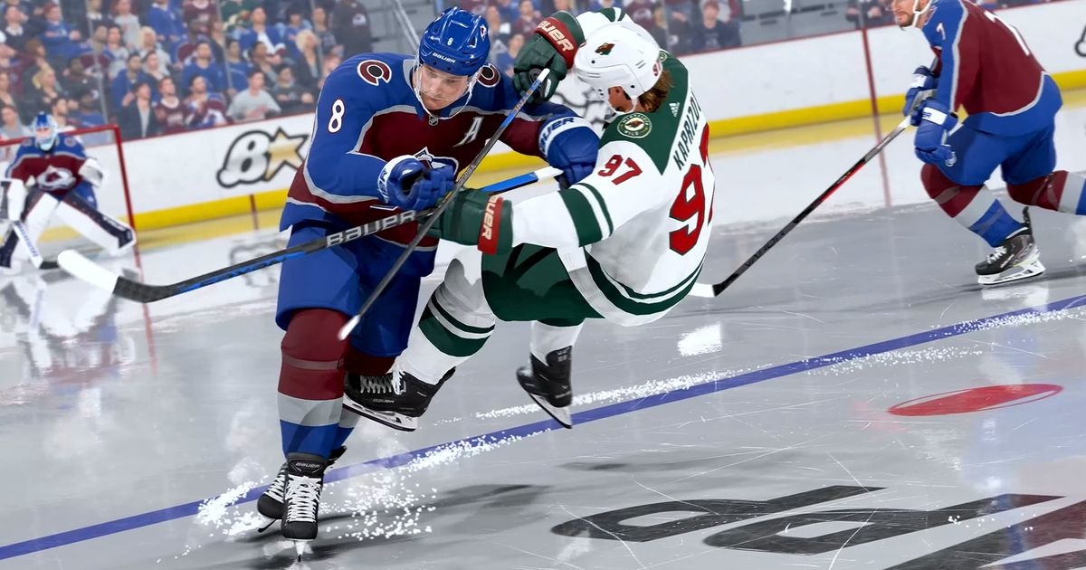 NHL 24 early access - hockey teams fighting on the ice
