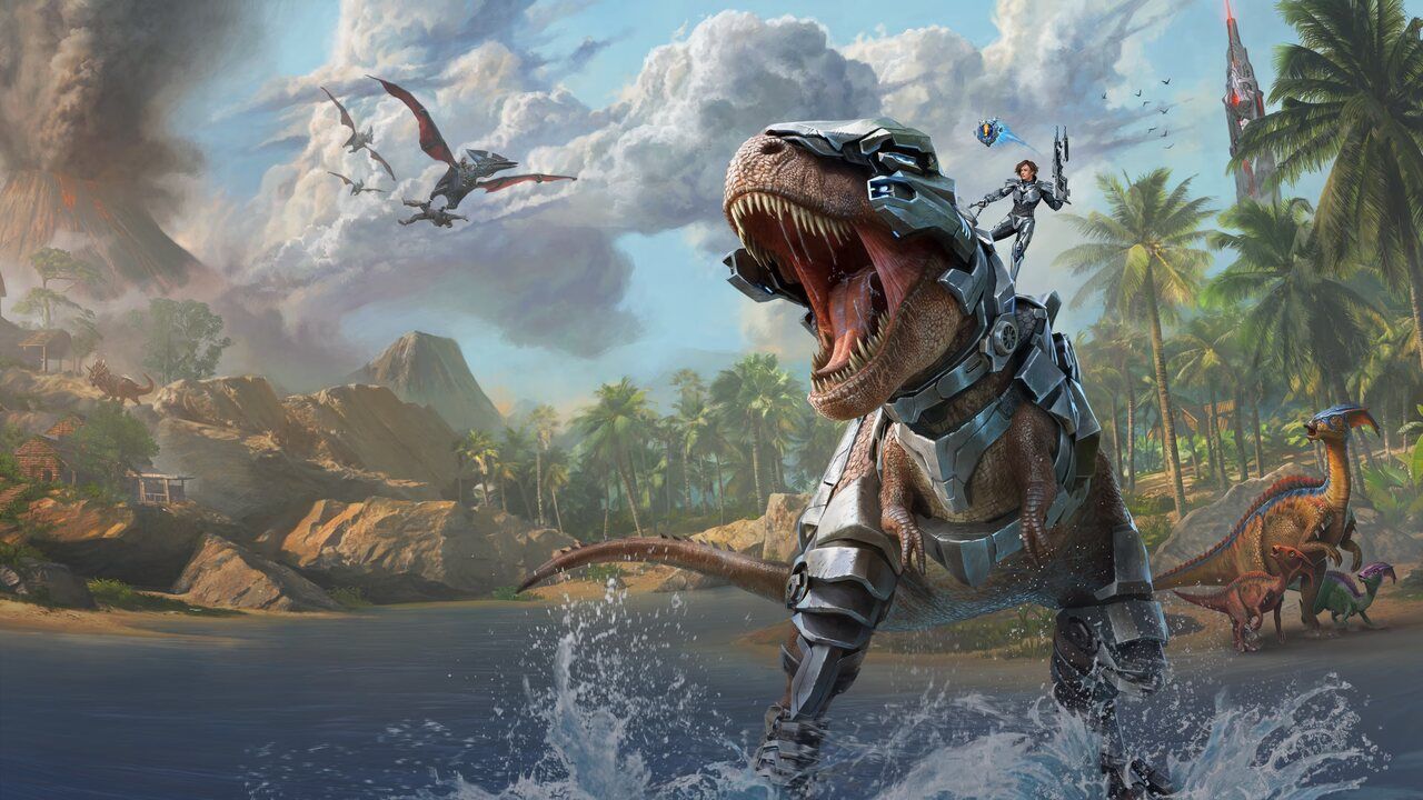 Ark: Survival Ascended taming - dino screaming in the wild