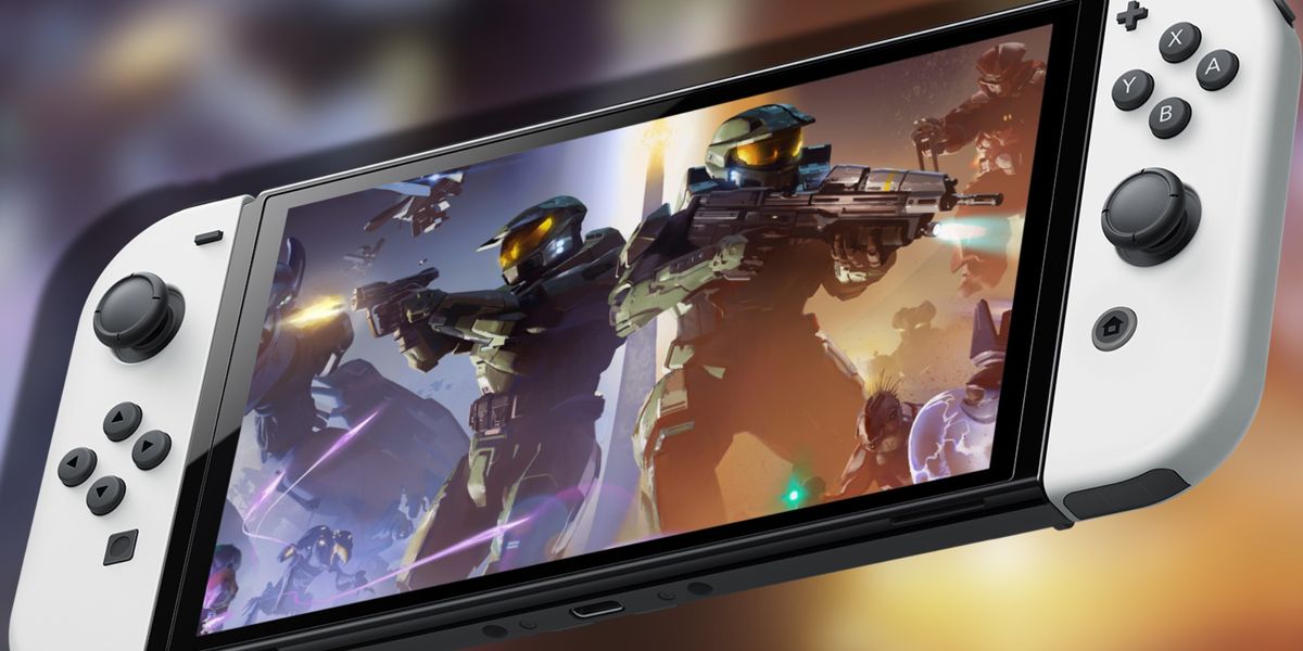 An image of Halo The Master Chief Collection on Nintendo Switch OLED